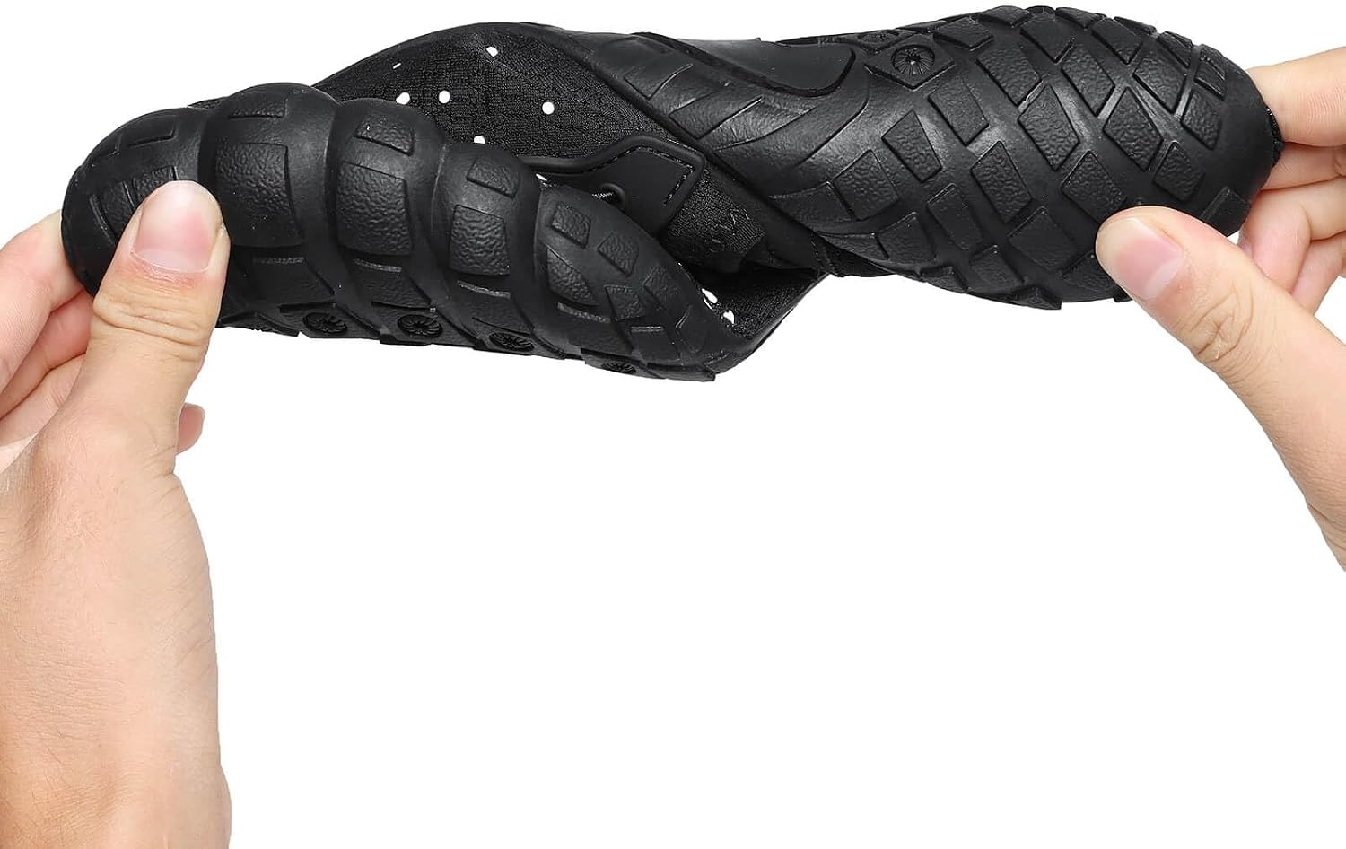 image:imageQuick Dry Barefoot Beach amp Pool Shoes Slipon for Women amp Men Surf Yoga amp Water SportsBlackwhite02
