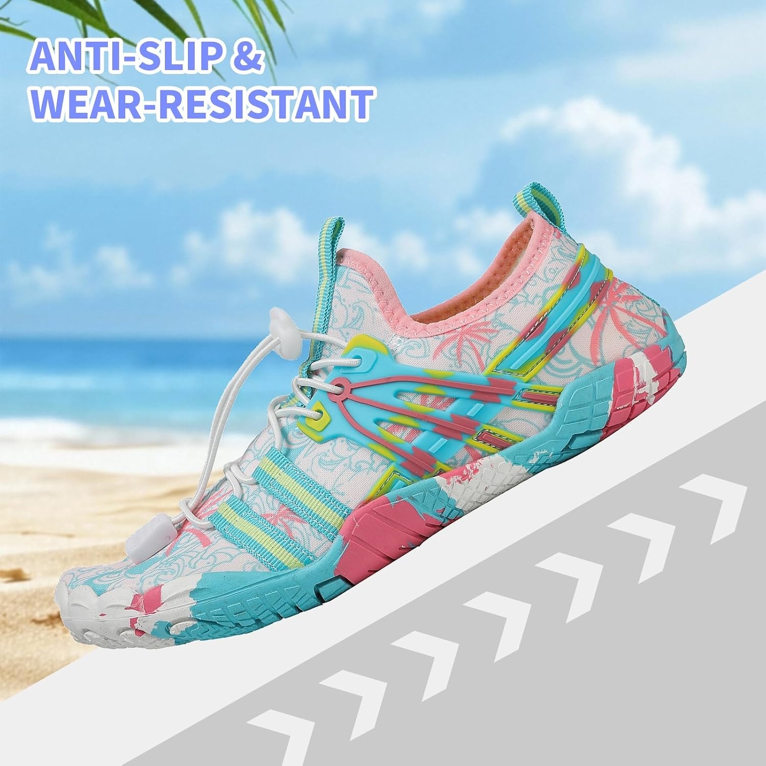 image:imageQuick Dry Barefoot Beach amp Pool Shoes Slipon for Women amp Men Surf Yoga amp Water SportsGreenwhite21
