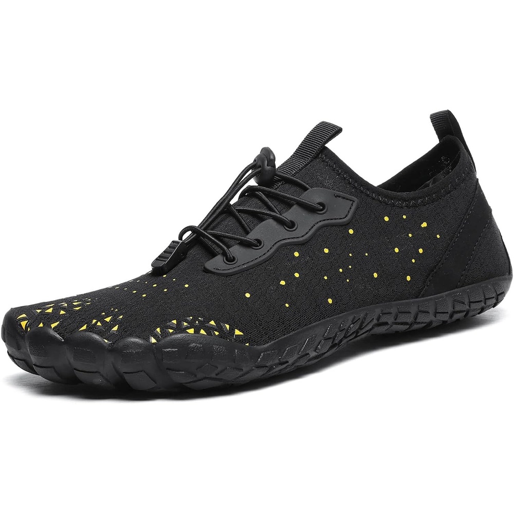 image:imageQuick Dry Barefoot Beach amp Pool Shoes  Slipon for Women amp Men Surf Yoga amp Water SportsBlackyellow02