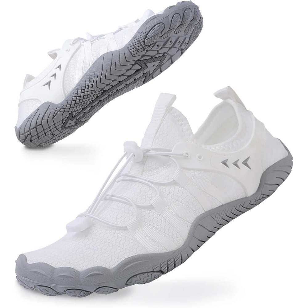 image:imageQuick Dry Barefoot Beach amp Pool Shoes  Slipon for Women amp Men Surf Yoga amp Water SportsGreywhite31
