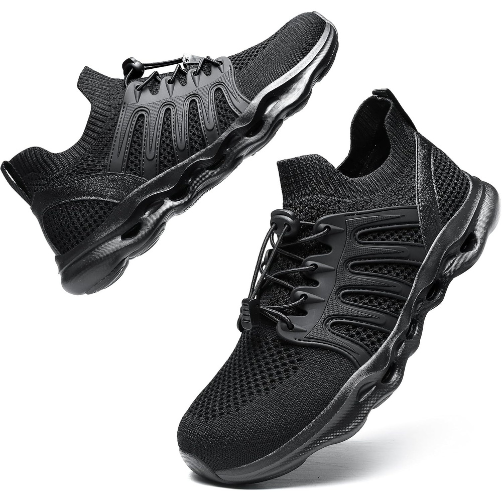 image:imageziitop Water Shoes for Men Women Hiking Amphibious Beach Mens Shoes Lightweight Water Sports Shoes for Swimming Fishing KayakingAllblack
