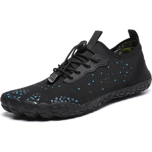 Quick Dry Barefoot Beach & Pool Shoes – Slip-on for Women & Men, Surf, Yoga & Water Sports(Blackblue02)