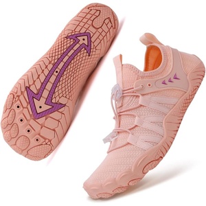 Quick Dry Barefoot Beach & Pool Shoes – Slip-on for Women & Men, Surf, Yoga & Water Sports(Pink-31)