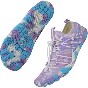 Quick Dry Barefoot Beach & Pool Shoes – Slip-on for Women & Men, Surf, Yoga & Water Sports(Purple-21)
