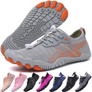 Water Shoes Mens Women Barefoot Shoes Quick Dry Aqua Outdoor Sports for Swim Pool Beach Surf Walk Water Yoga River Lake Hiking Kayaking(Grey-1)