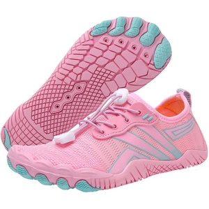 Water Shoes Mens Women Barefoot Shoes Quick Dry Aqua Outdoor Sports for Swim Pool Beach Surf Walk Water Yoga River Lake Hiking Kayaking(Pink-3)