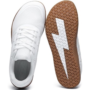 ziitop Barefoot Shoes Men Sneakers Casual Wide Toe Box Running Footwear Zero Drop Tennis Minimalist Walking Grounding Shoes for Gym Workout Weightlifting Hiking Cross Training Trail Climbing(White Gum)