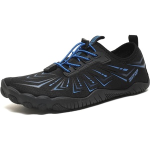 ziitop Water Shoes for Men Women Beach Barefoot Swim Pool Shoes Aqua Socks | Anti-Slip Breathable Quick Dry Lightweight Slip-on, Outdoor Sport Hiking Walking Boating Fishing Diving Surfing(Black Blue)