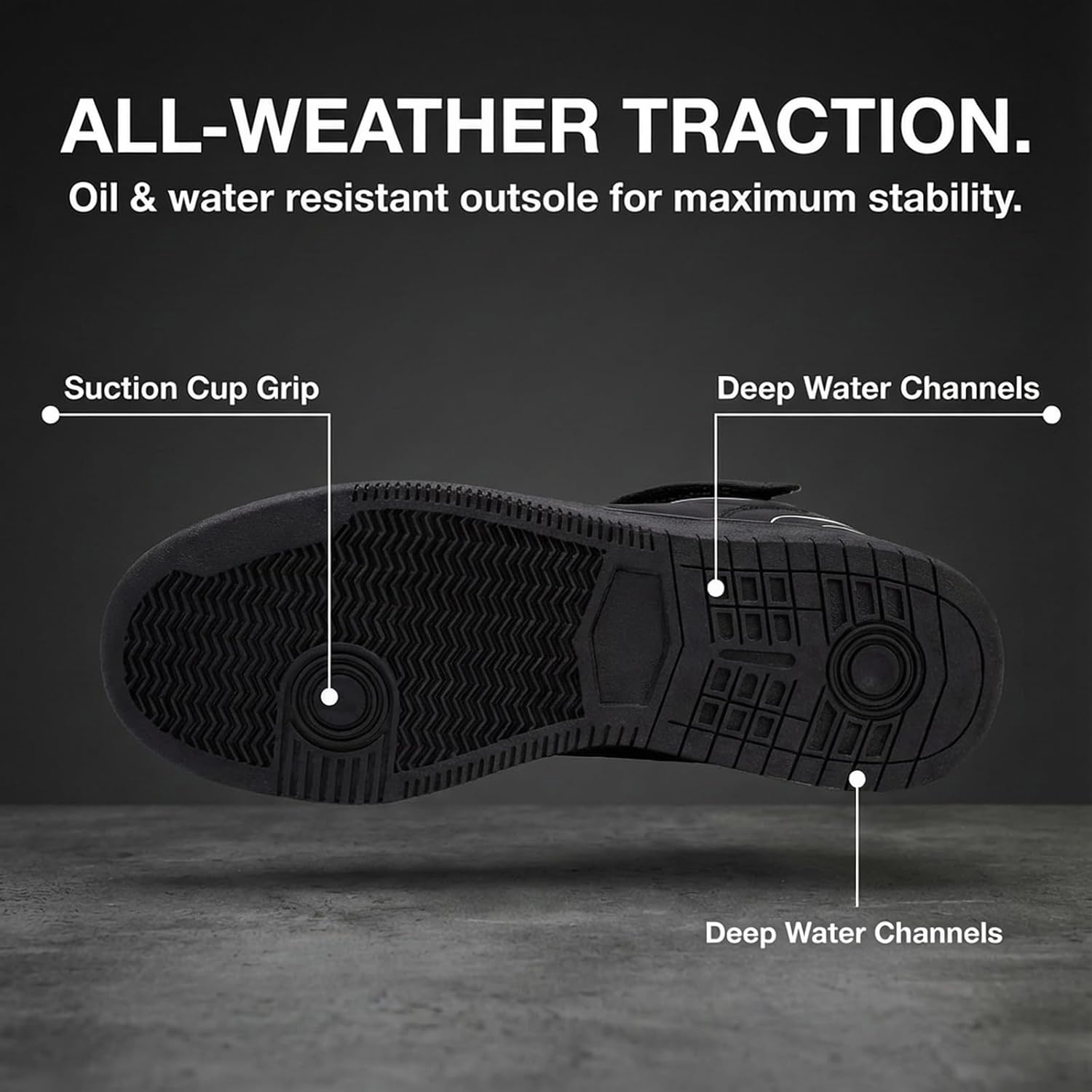 image:imageziitop Motorcycle Boots for Men Riding Shoes Ankle Strap Moto SneakersBlack