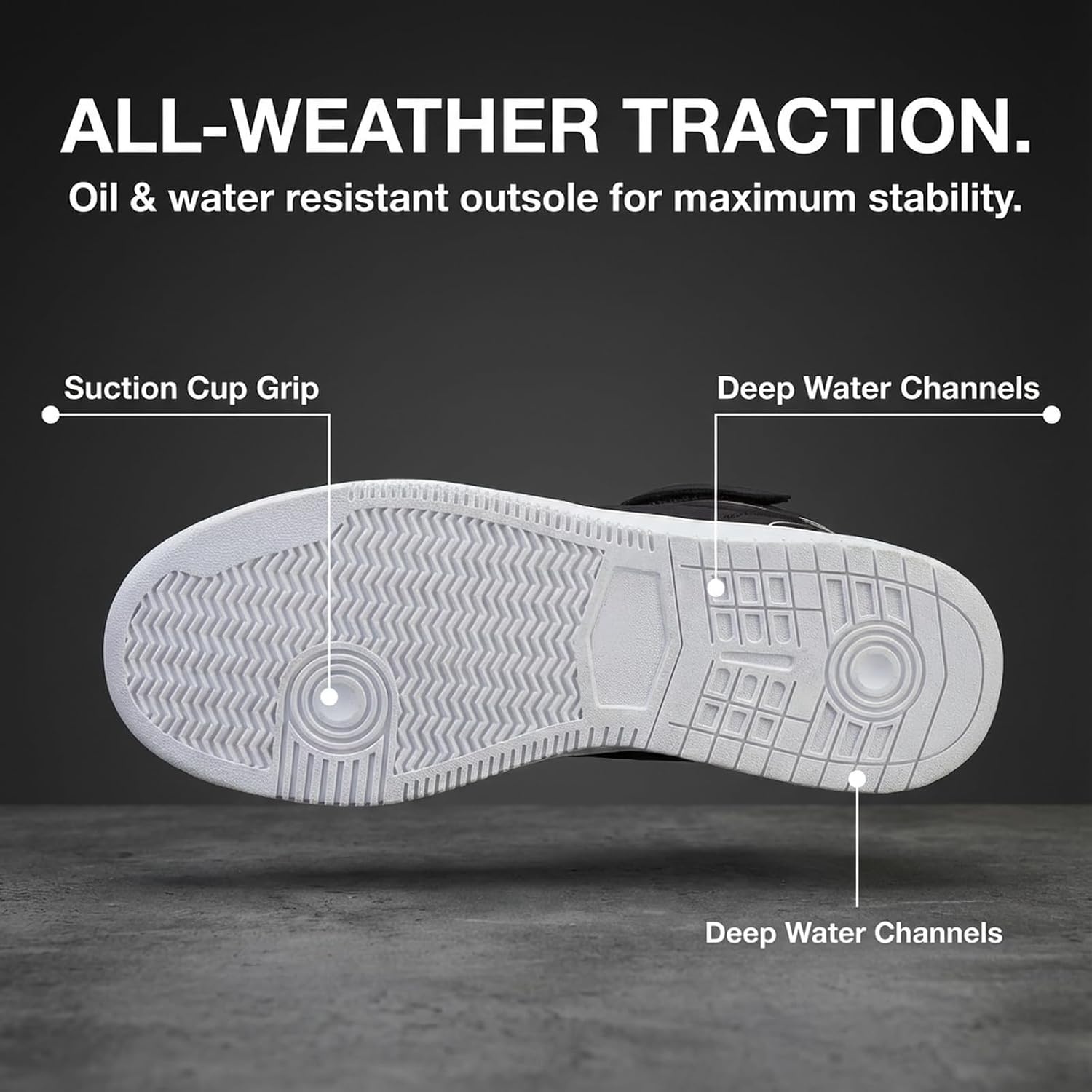 image:imageziitop Motorcycle Boots for Men Riding Shoes Ankle Strap Moto SneakersBlackWhite