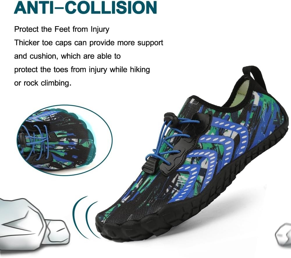 image:imageziitop Water Shoes for Women MenAbluegreen