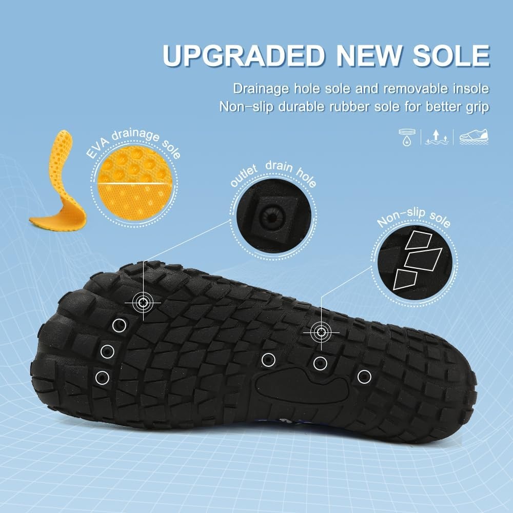 image:imageziitop Water Shoes for Women MenAbluegreen
