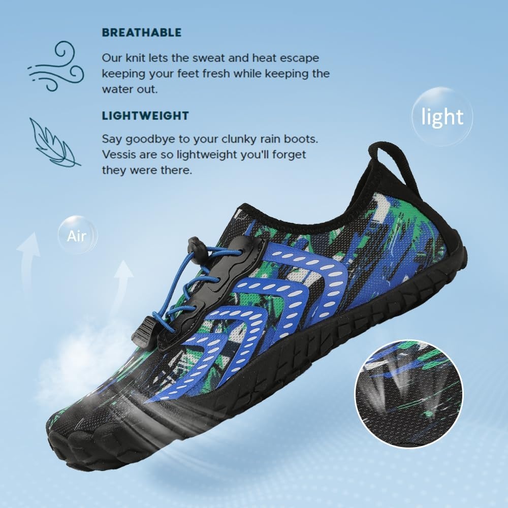 image:imageziitop Water Shoes for Women MenAbluegreen