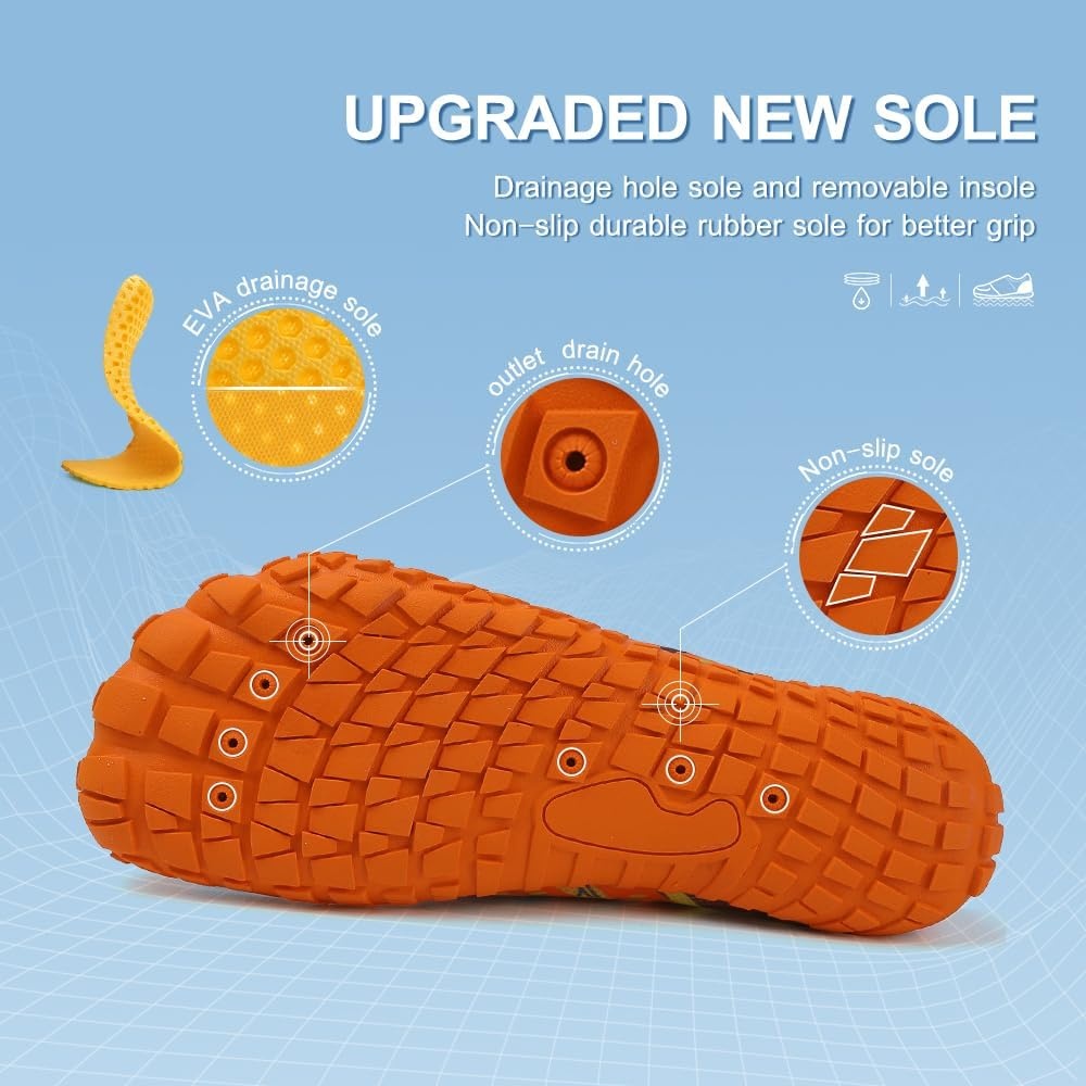 image:imageziitop Water Shoes for Women MenAorange