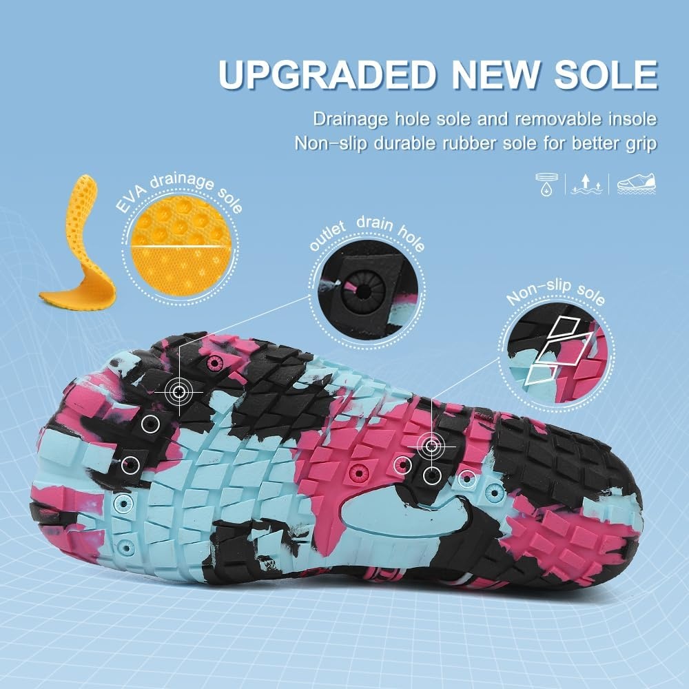 image:imageziitop Water Shoes for Women MenBblackrose