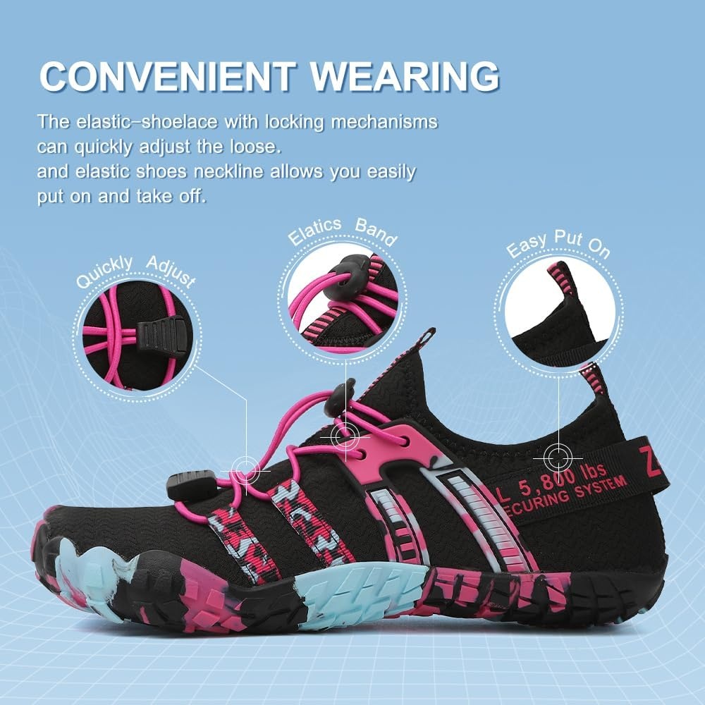 image:imageziitop Water Shoes for Women MenBblackrose