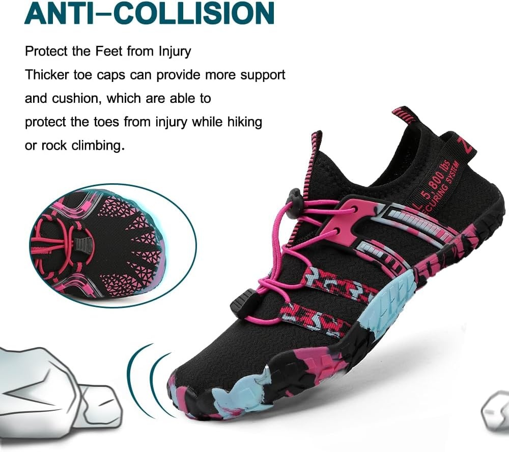 image:imageziitop Water Shoes for Women MenBblackrose