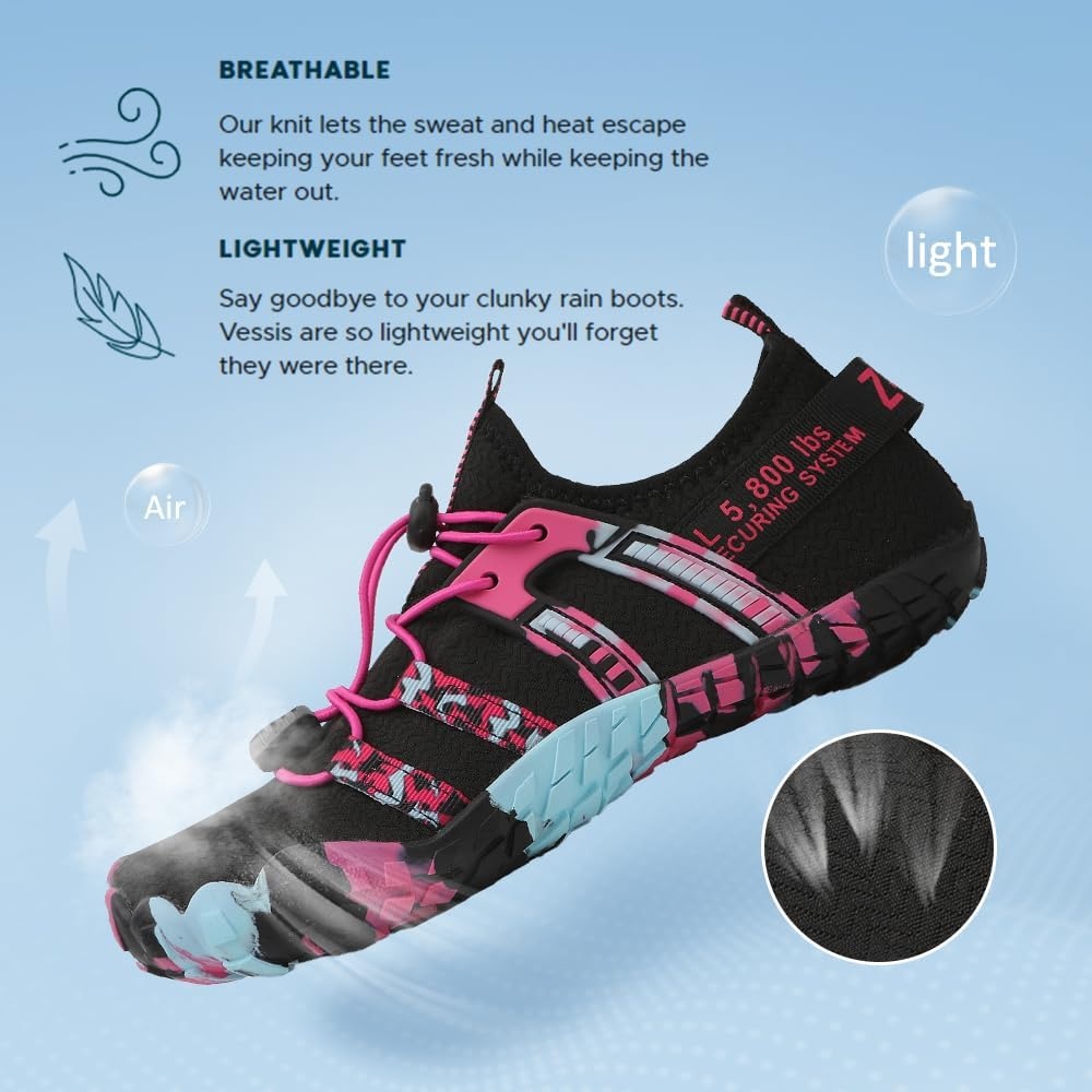 image:imageziitop Water Shoes for Women MenBblackrose