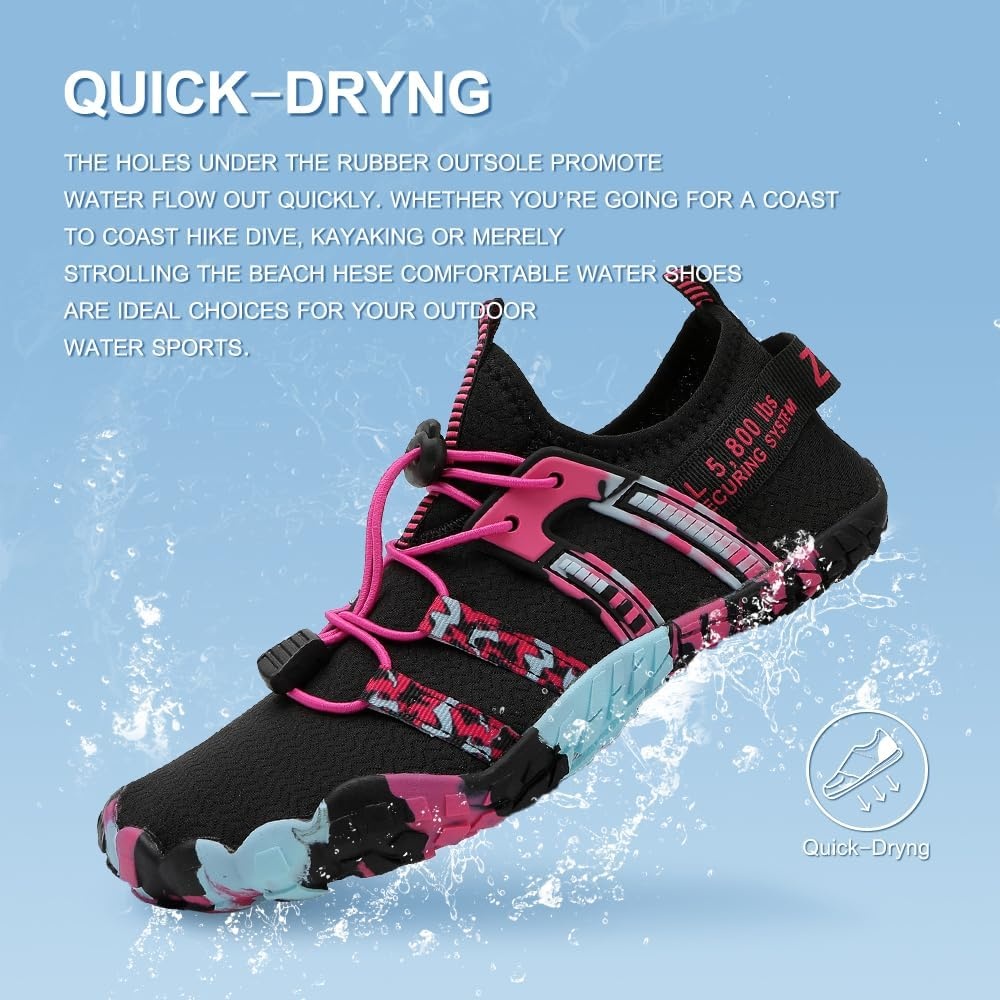 image:imageziitop Water Shoes for Women MenBblackrose
