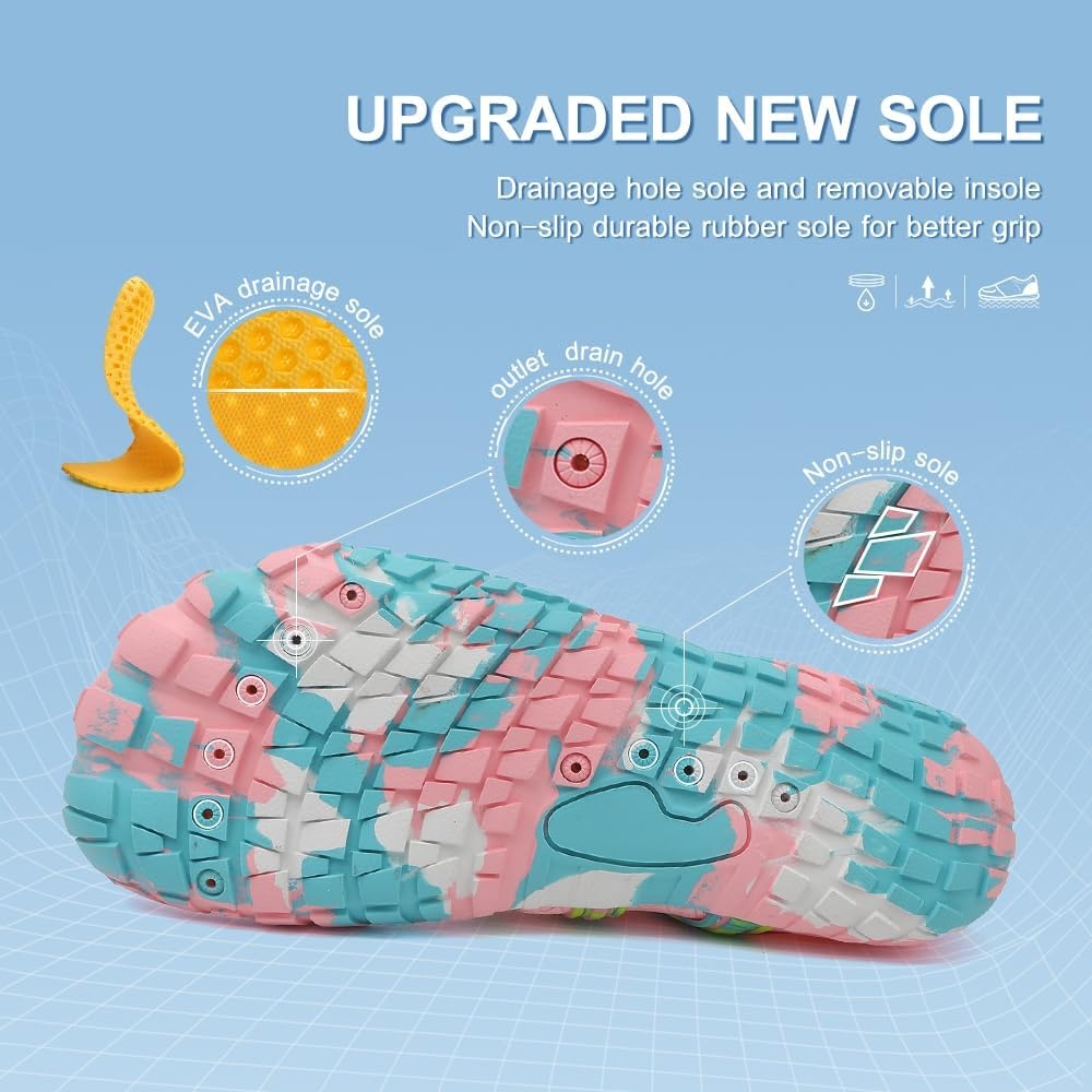 image:imageziitop Water Shoes for Women MenBpink
