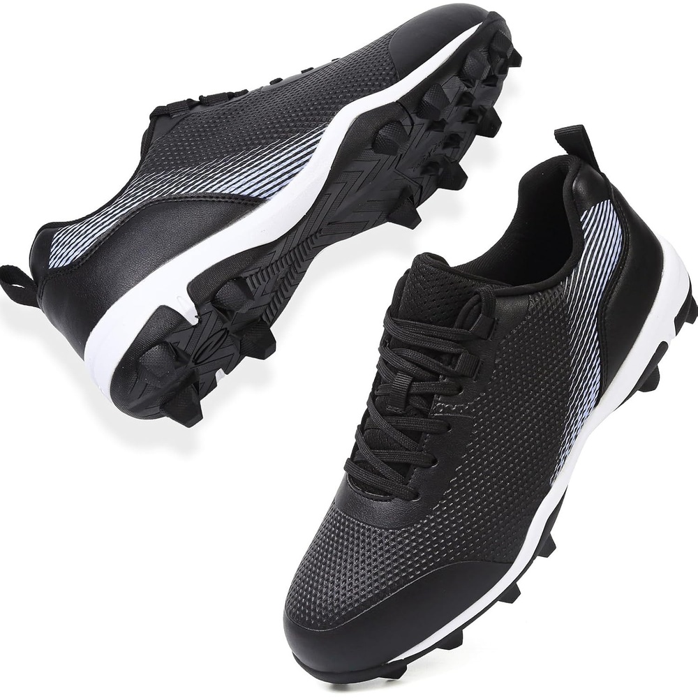 image:imageSoftball Cleats for Women Baseball Cleats Lacrosse MoldedBlack