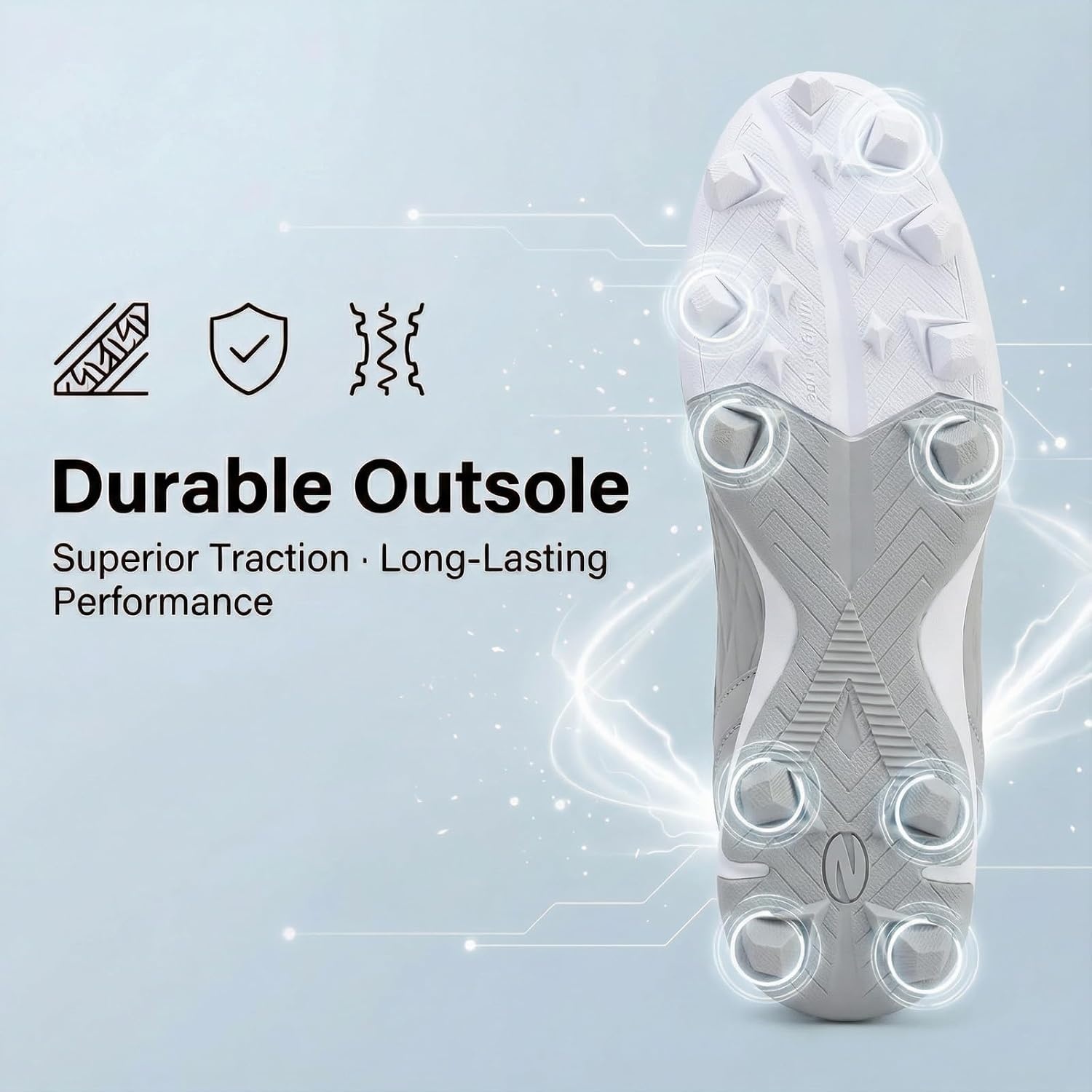 image:imageziitop Baseball Cleats Mens Softball Cleat Turf Shoes for MenGrey
